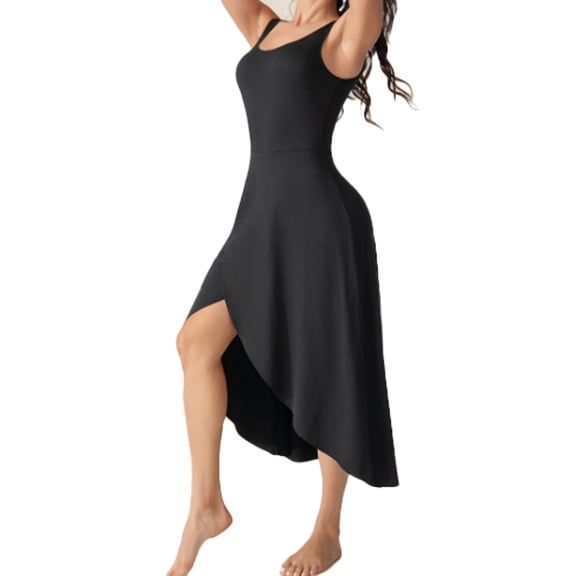 Women Skort Dress Summer Dress 2026 Beach Vacation Outfits Tennis Athletic Workout Romper Dress Built in Shorts Travel Clothes