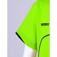 thumbnail image 5 of CHICTRY Boys Teens 2Pcs Summer Outfit Running Basketball Football Training Suit Short Sleeve T-Shirt with Shorts Set Fluorescent Green 26, 5 of 6