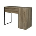 thumbnail image 4 of OSP Home Furnishings Ravel 40-Inch Wide Writing Desk, Grey Oak, 4 of 7