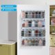 thumbnail image 4 of Aurikar Especiero De Pared Organizador De Especias De Pared Para Puerta De Gabinete De Cocina Paquete De 4 Especieros Colgantes Para Ahorrar Espacio En La Pared De La Cocina Azul Claro, 4 of 5
