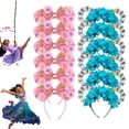 thumbnail image 2 of Lote de 12 unidades de diadema con orejas de Mickey Mouse, lazo para el pelo de lentejuelas para niña, diadema para Cosplay de Mirabel, accesorio para el cabello para chico y adulto Gao Jinjia LED, 2 of 2