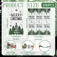 thumbnail image 2 of 200 Pcs Buffalo Plaid Christmas Tree Guests Napkins Watercolor Disposable Paper Napkins Winter Disposable Hand Towels for Bathroom Christmas Decorative for Xmas Dinner Wedding Birthday Party, 2 of 12