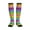 3 Black, variant on Compression Socks Women Men Colorful Serape Knee High Support Circulation Socks for Running Travel