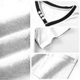 thumbnail image 5 of Casual Henley Shirts for Men Short Sleeve Pocket Tee V Neck Top Summer Breathable Lightweight Comfort Fit Out Active Wear White L, 5 of 5