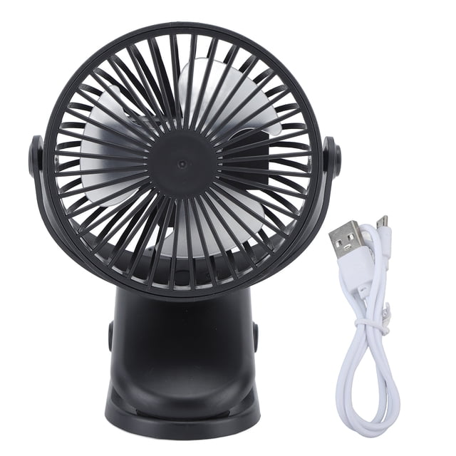 Ventilador portátil, USB recargable pequeño clip de ventilador pequeño ventilador de escritorio pequeño ventilador de precisión diseñado