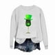 thumbnail image 4 of Ounisa St. Patrick's Day Sweatshirt for Women Clover Graphic T-Shirts Patty's Day Color Long Sleeves Tee Tops, 4 of 7