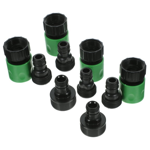 LULULION 10Pcs Set Water Hose Quick Connect Fittings Black for Sprayer Nozzle Connection