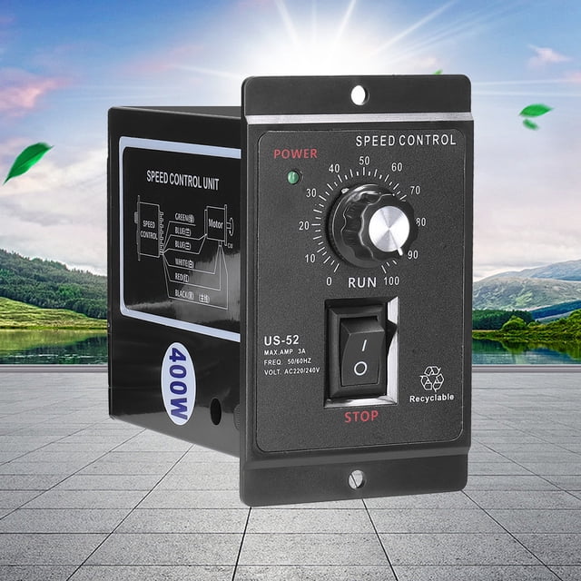 Controlador De Velocidad De Ca Controlador de velocidad de CA Unidad de control de velocidad de 400 W hacia adelante y hacia atrás para la línea de producción