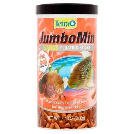 UPC: 0046798165071 | Tetra JumboMin Large Floating Sticks  Food for Monster Fish  7.4 Ounce