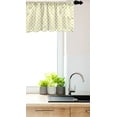 thumbnail image 3 of Ambesonne Retro Window Valance, Picnic Yellow Spots, 42" x 12", Yellow and White, 3 of 3