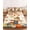 Beige, variant on Twin XL Size Fitted Sheet Set - Fall Scarecrows 2 Piece Bedding Sets 16" Deep Pocket Fitted Sheet with 1 Pillowcases, Thanksgiving Autumn Pumpkins Leaves Beige Brushed Microfiber Hotel Bed Sheets