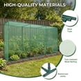 thumbnail image 6 of Aoodor 12'x4'x6' Crop Cage Plant Protection Netting Tent with Zipper for Vegetables Fruits and Plant, Suitable for Garden Yard and Lawn, 6 of 9