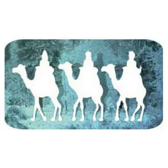 Woodcraft Project Paper Plan To Build Simple Nativity Wise Men - Material Not Included