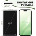 thumbnail image 5 of LCD Writing Tablet for Adult: 6.5 Inch Full Screen Mini Digital Notepad Reusable Small Writing Pad with Hall Switch and Leather Case Portable Use for Office Study Teaching, 5 of 5