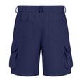 thumbnail image 6 of WOYY Kids School Cargo Shorts Boys Girls Casual High Waisted Uniform Shorts, Sizes 5-15, 6 of 7