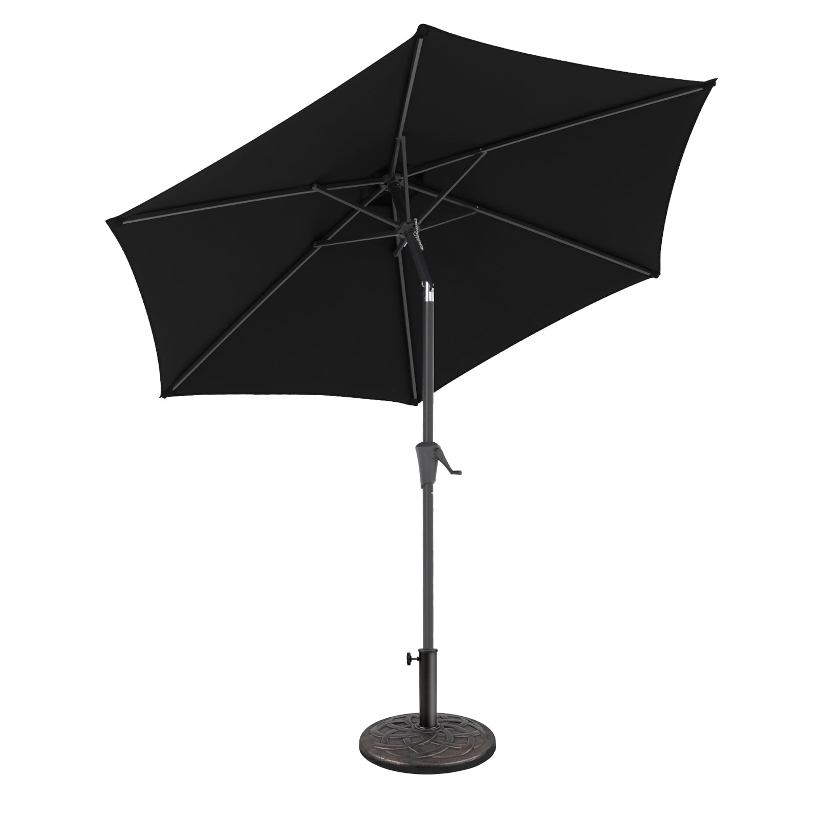 COBANA 7.5ft Patio Umbrella with Base Included, Outdoor Market Table Umbrella with Stand Weights
