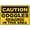 Warning Sign 4, variant on Go Backwards Downstairs Sign, 8"x12" Vintage Metal Wall Decor, Stair Safety Decor for Home Farm Bar