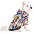 thumbnail image 2 of Fotbe Colourful Horses Sudadera con Estampado para Perros Pequeños – Suéter con Capucha para Mascotas, Tela Suave de Forro Polar con Bolsillo-X-Large, 2 of 7
