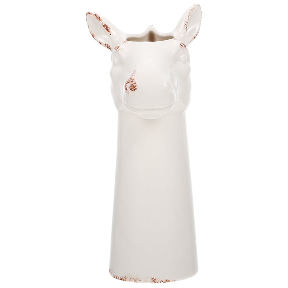 Modern Style Floral Vase Ceramic Zebra Shaped Vase Flower Vase Decoration