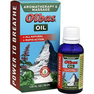 OLBAS Massage and Aromatherapy Oil, 1.01 oz, 2 Pack