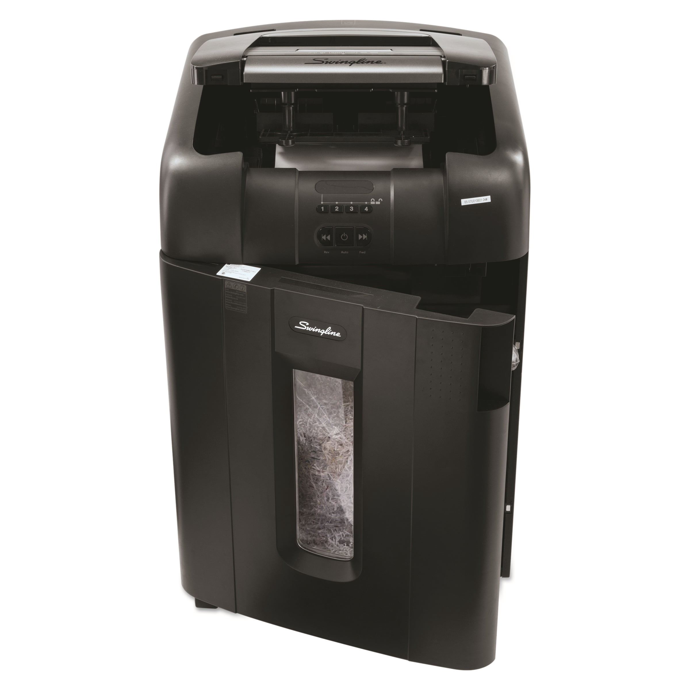 Swingline Stack-and-Shred 600M Auto Feed Micro-Cut Shredder, 600 Sheets