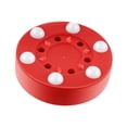 thumbnail image 4 of Almencla Rondelle de Hockey à Roulettes Lisse Portable Rondelle de Hockey sur Glace pour Match Entraînement Extérieur Rouge, 4 of 8