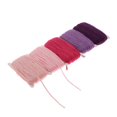 thumbnail image 2 of Cuerda , cordón , cordón artesanal, cordón acramé, de equipaje, cordón de cortina para manualidades, manualida Púrpura BLESIY Cuerda de algodón retorcida natural, 2 of 7
