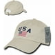 image 1 of Rapid Dominance A03-STN Polo Style USA Caps - Stone