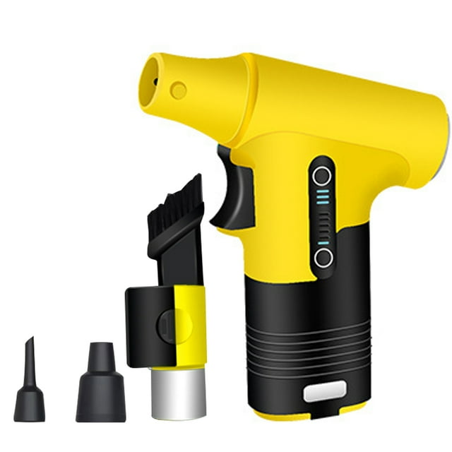 Handheld Brushless Motor Jet Fan 120,000RPM Turbine Fan High-Power Dust Collector Compressed Air Dust Collector Keyboard Cleaning Tool with USB-C Charging Port