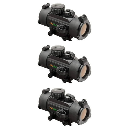 TruGlo Red-Dot Standard Mount Crossbow 30mm Tri Dot Sight (3 Pack)