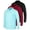 Set 2, variant on 3 Pack Men's Dry-Fit Long-Sleeve Active Polo Shirt - Casual Performance Golf Quick Dry (Available In Big & Tall)