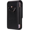 thumbnail image 4 of Dual Belt Clip Holster Case Double Cell Phone Pouch Card Slots Holder for iPhone 15 Pro Max 14 Pro Max Motorola Moto G Stylus 5G 2024 G Power 5G Galaxy S25 Ultra S24 Plus S23 Fe S22+ A15 A36 (Black), 4 of 15