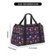 thumbnail image 3 of Easygdp mushroom rainbow color Skull Bolsa de Gimnasio, Bolsa de Viaje Duffel, Bolsa de Fin de Semana con Compartimentos, Bolsa de Mano para Noche, 3 of 7