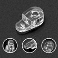 thumbnail image 3 of 30 Pcs Glass Window Retainer Clips Kit, Transparent Mirror Fixing Clips Glass Door Holder Cabinet Panel Bracket with Screws for Fixing Glass,A, 3 of 7