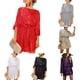 thumbnail image 4 of Vestido mini de media manga con lentejuelas y purpurina para mujer de Ruibeauty, vestido para cóctel o fiesta, 4 of 7