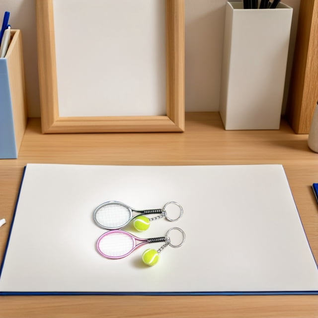 TABLETREANDS 12Ud Colgantes Para Llavero De Tenis Multicolor Ideales Para Y Regalo