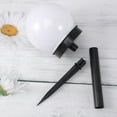thumbnail image 4 of IFANLANDOR 4 Pcs Solar Powered Ground Lights Transparent Plastic for Fences and Decks, 4 of 5