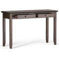thumbnail image 3 of Allora Table Console Transitionnelle en Bois de 46 Pouces en Brun Naturel, 3 of 5