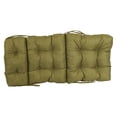 thumbnail image 2 of 22-inch by 45-inch Spun Polyester Solid Outdoor Tufted Chair Cushion, 2 of 2
