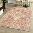 thumbnail image 3 of JONATHAN Y MODERN PERSIAN Petras Ornate Medallion Area Rug, 5 x 8, Brown/Pink, 3 of 12