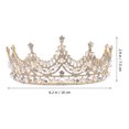 thumbnail image 3 of Pearl Crown Hermosa boda Diadema con estilo Trabajo de novia para decoración, 3 of 5