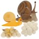 thumbnail image 1 of Ciclo de crecimiento del caracol Juguetes para niños Modelos para niños Dibujos animados Pvc, 1 of 6
