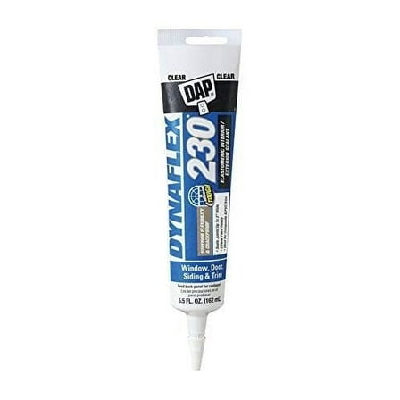 DAP Dynaflex 230 Siliconized Acrylic Sealant - Clear - 5.5 oz