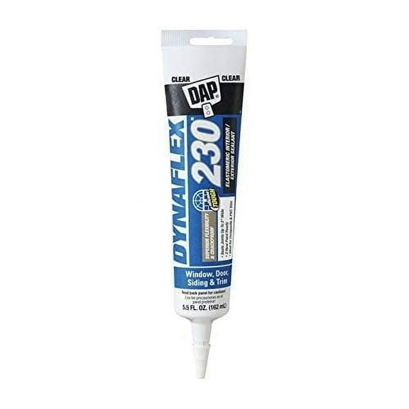 Dap Dynaflex 230 Clear Siliconized Acrylic Sealant 5.5 oz.