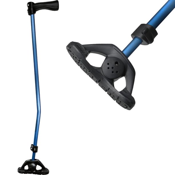 Dynamo Swing Cane The Quad Cane Alternate, AllWeather Articulating