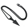 thumbnail image 3 of Soumake Arrowhead Pendant Men Necklace Vintage Alloy Chain Spearpoint Necklace Fashion Accessories Fashion, 3 of 8