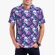 thumbnail image 1 of Balery Skull Flower Camisa Polo de Hombre con Estampado, de Manga Corta y Tejido Medio, Camisa Tipo Golf Polo-4X-Large, 1 of 6