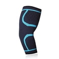 thumbnail image 2 of Coderas de compresión de punto deportivas para hombres y mujeres, coderas curvas antideslizantes, transpirables y que absorben el sudor para baloncesto, fitness, 2 of 5