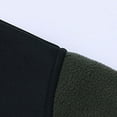 thumbnail image 6 of Winter Coats for Men Thicken Warm Fleece Zip Up Jackets Stand Up Collar with No Hood (Army Green L), 6 of 7