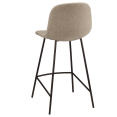 thumbnail image 4 of Bouclair Tabouret de Bar en Tissu Beige et Métal, 4 of 8